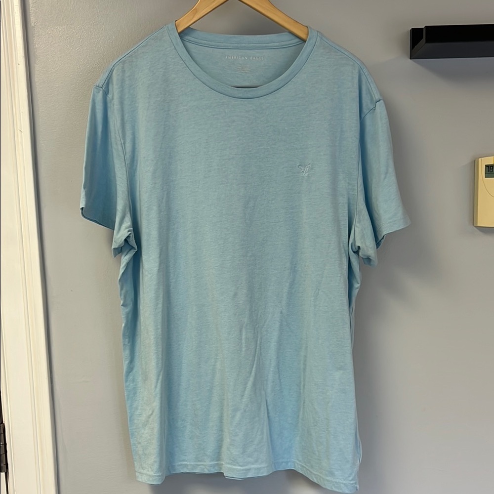 American Eagle Outfitters Blue Short Sleeve Tee Sz XXL